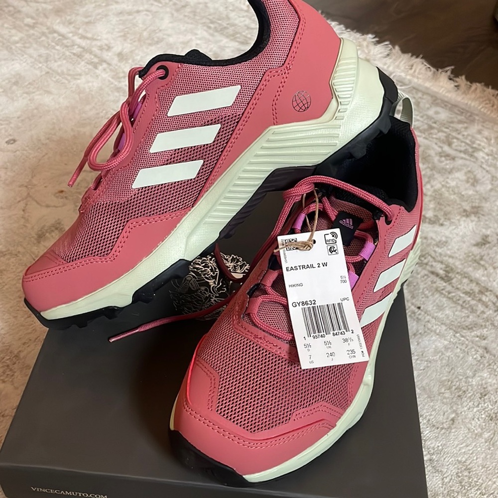 Adidas Traxion hiking sneakers, size 7